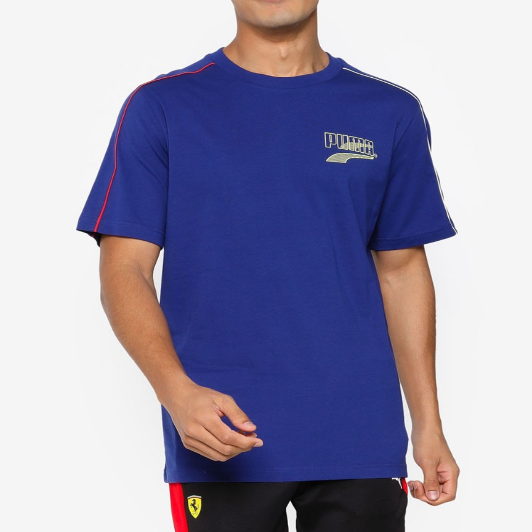 Tee shirt top puma bleu