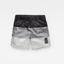 G-STAR ANGEL BLOCK SWIM SHORT Men’s - DK BLACK BLOCK STRIPE”