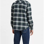 Levis Strauss & Co FLANNEL SHIRT Men’s - GREEN BLUE BEIGE