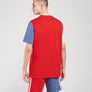 Adidas Original 3-TREFOIL T-SHIRT  TEE Men’s -SCARLET RED /HALO