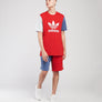 Adidas Original 3-TREFOIL T-SHIRT  TEE Men’s -SCARLET RED /HALO