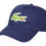 LACOSTE BIG GATOR CAP-NAVY BLUE