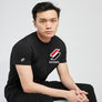 Superdry SPORTSTYLE CHENILLE TEE 220 Men’s - BLACK”RED