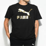 Puma CLASSICS LOGO TEE Men’s- BLACK - GOLD