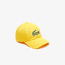 LACOSTE BIG GATOR CAP- YELLOW ZAP