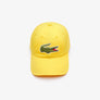LACOSTE BIG GATOR CAP- YELLOW ZAP