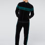 SERGIO TACHINNI DAMARINDO VELOUR SUIT - MEN’S”- BLACK GREEN