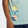 Adidas Original SURREAL SUMMER  TEE  Men’s - HAZY GREEN