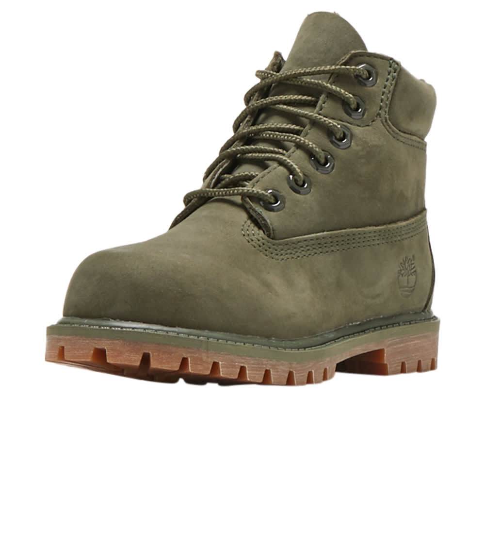 Timberland PREMIUM 6IN WATERPROOF BOOT Toddler's DARK GREEN
