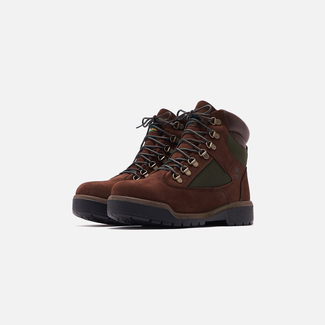 Timberland field boots brown 2025 green