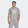Adidas Original 3-TREFOIL T-SHIRT TEE Men’s - MEDIUM GREY HEATHER