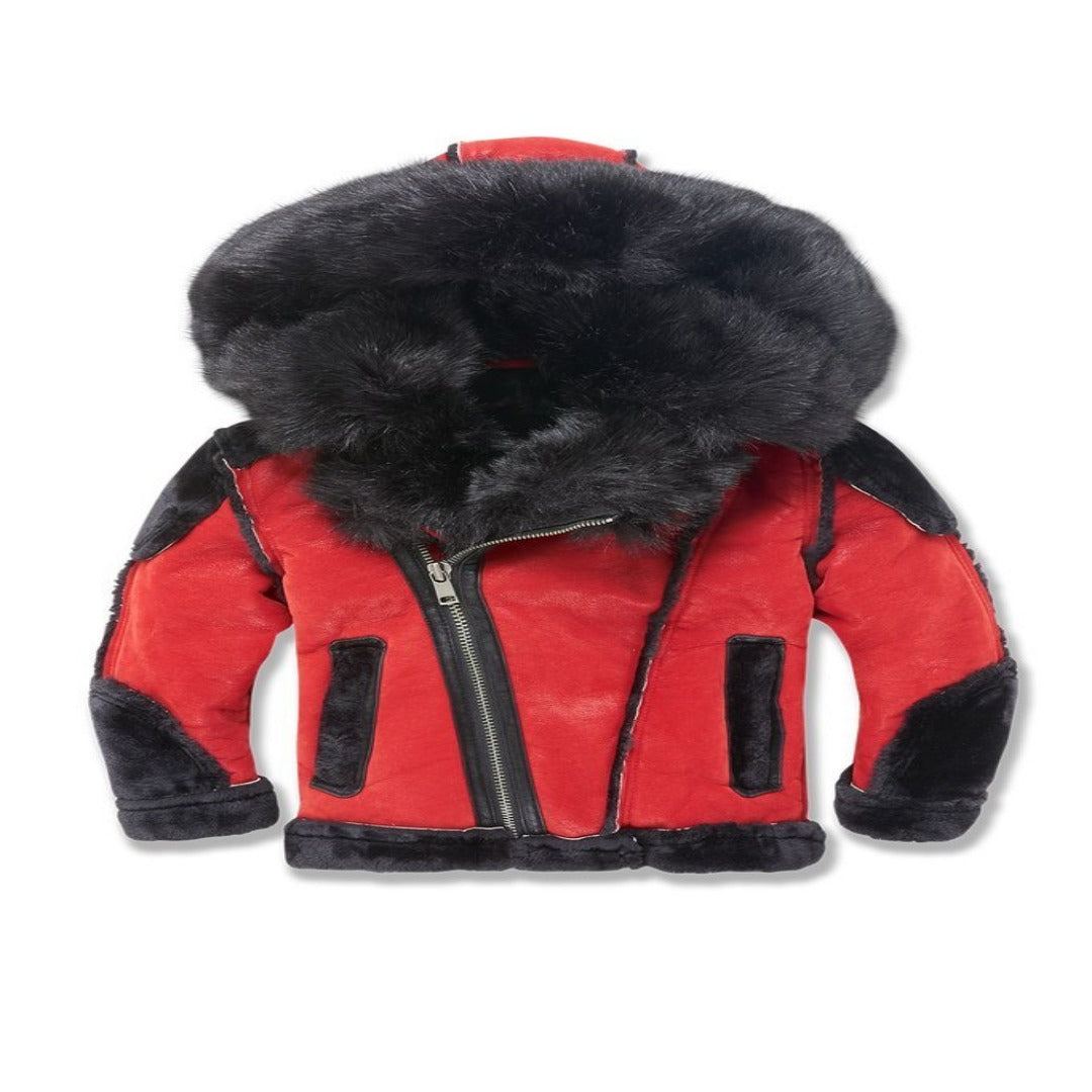 Jordan Craig LEGACY EDITION MOTO SHEARLING JACKET Kids BRED