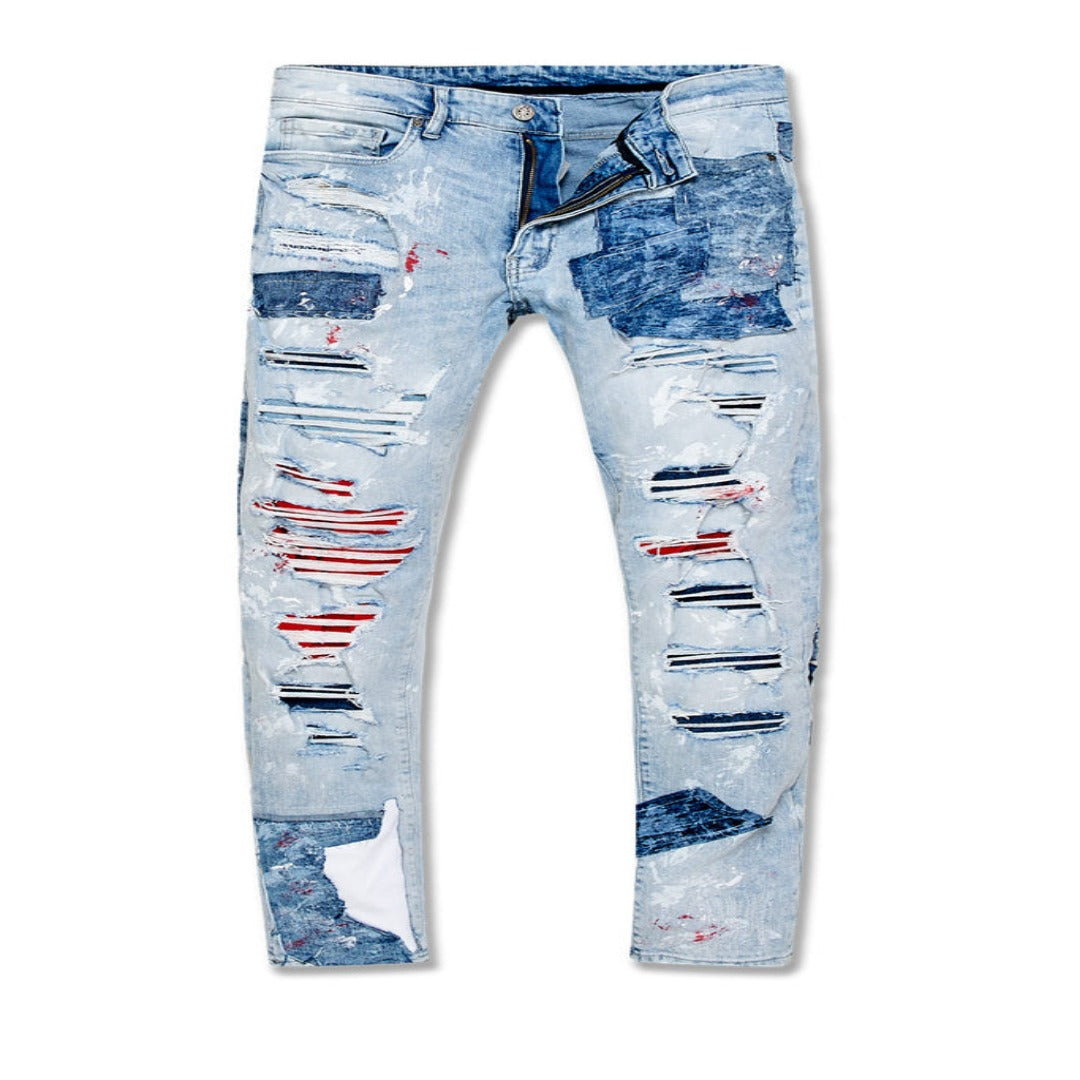 Jordan Craig LEGACY EDITION DENIM JEANS Men’s - OG RED – Moesports