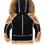 Jordan Craig LEGACY EDITION MOTO SHEARLING JACKET Kids - BLACK COFFEE