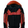 Jordan Craig LEGACY EDITION ANCHORAGE SHEARLING MOTO JACKET Men’s - RED