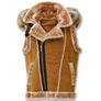 Jordan Craig LEGACY EDITION DENALI SHEARLING VEST Men’s - COGNAC