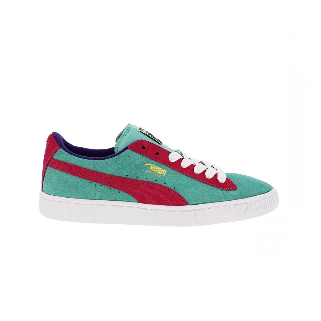 Puma SUEDE Junior's GREEN-PURPLE-TEAM GOLD – Moesports