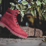Timberland 6IN WATERPROOF BOOT Junior’s - BURGUNDY NUBUCK