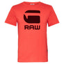G-Star RAW FLOCK HAMBURGER LOGO R T / Men’s -FLAME