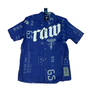 G-Star RAW HAWAIIAN SERVICE REGULAR SHIRTS / Men’s -IMPERIAL BLUE EXTREME