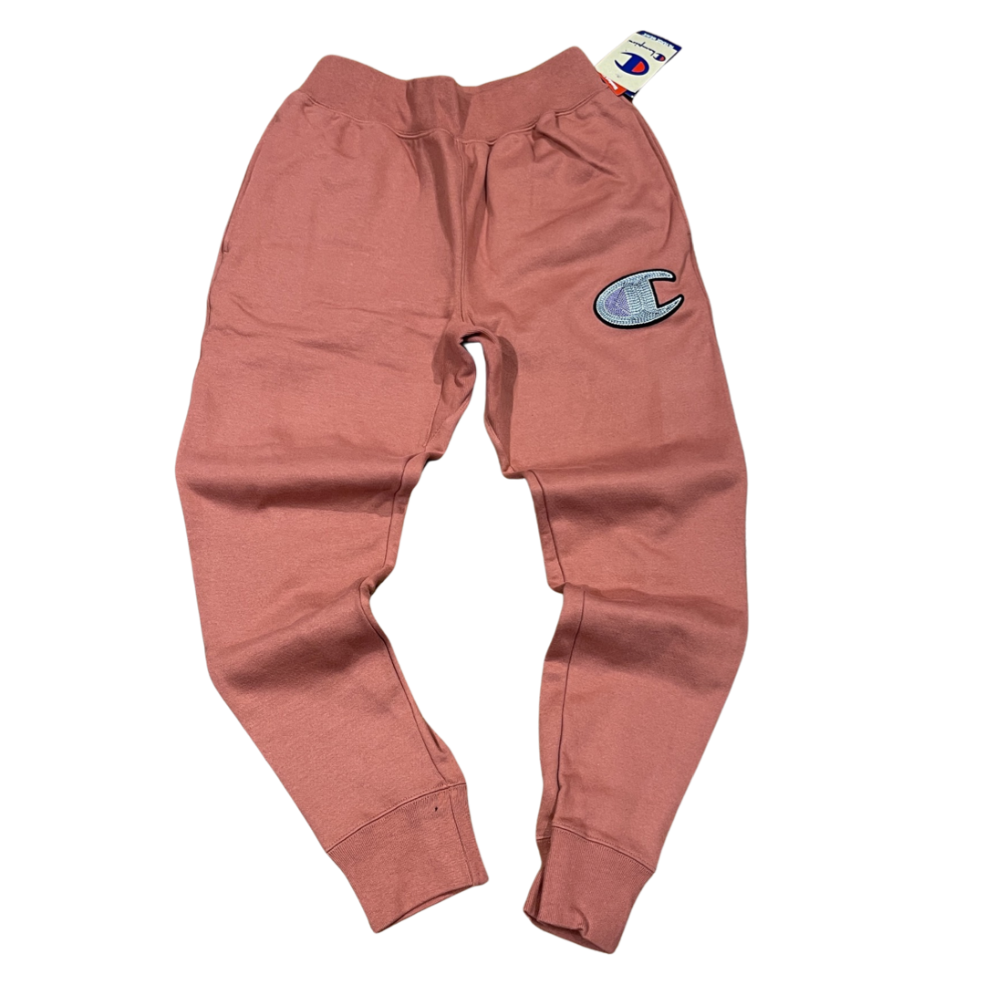 Champion women's reverse weave jogger with chenille c logo hot sale