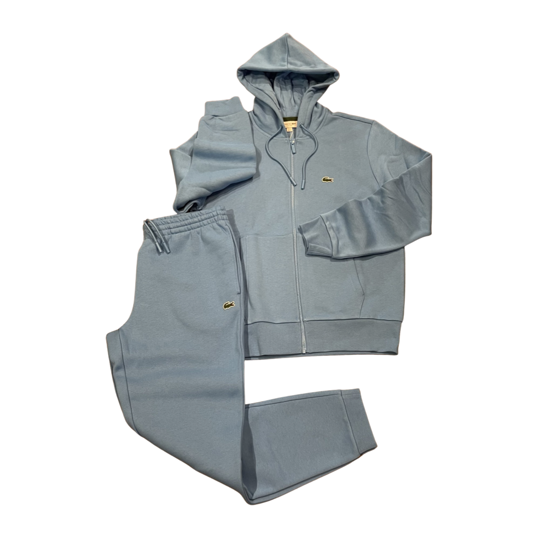 LACOSTE FUll ZIP HOODED CLASSIC SWEATSUIT Men s BLUE 4XA