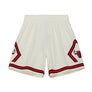 MITCHELL & NESS - NBA ALTERNATE SWINGMAN CREAM TEAM -SHORTS BULL -1997 MENS -CREAM TEAM /OFF WHITE