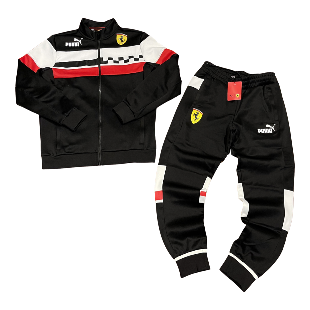 Puma FERRARI RACE SDS TRACKSUIT Men s Puma black