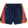 MITCHELL & NESS - NBA SWINGMAN ROAD -SHORTS - WARRIOR -09-10 - MENS -NAVY/ORANGE /YELLOW