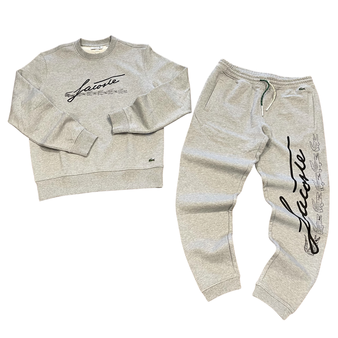 Lacoste sweatsuit 2025 for men