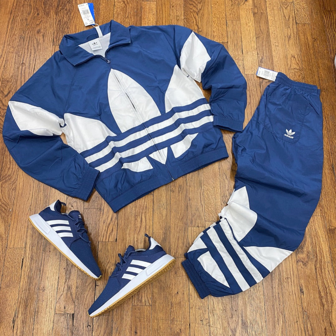 Adidas Original BIG TREFOIL WINDBREAKER SUIT Men's NIGHT MARINE