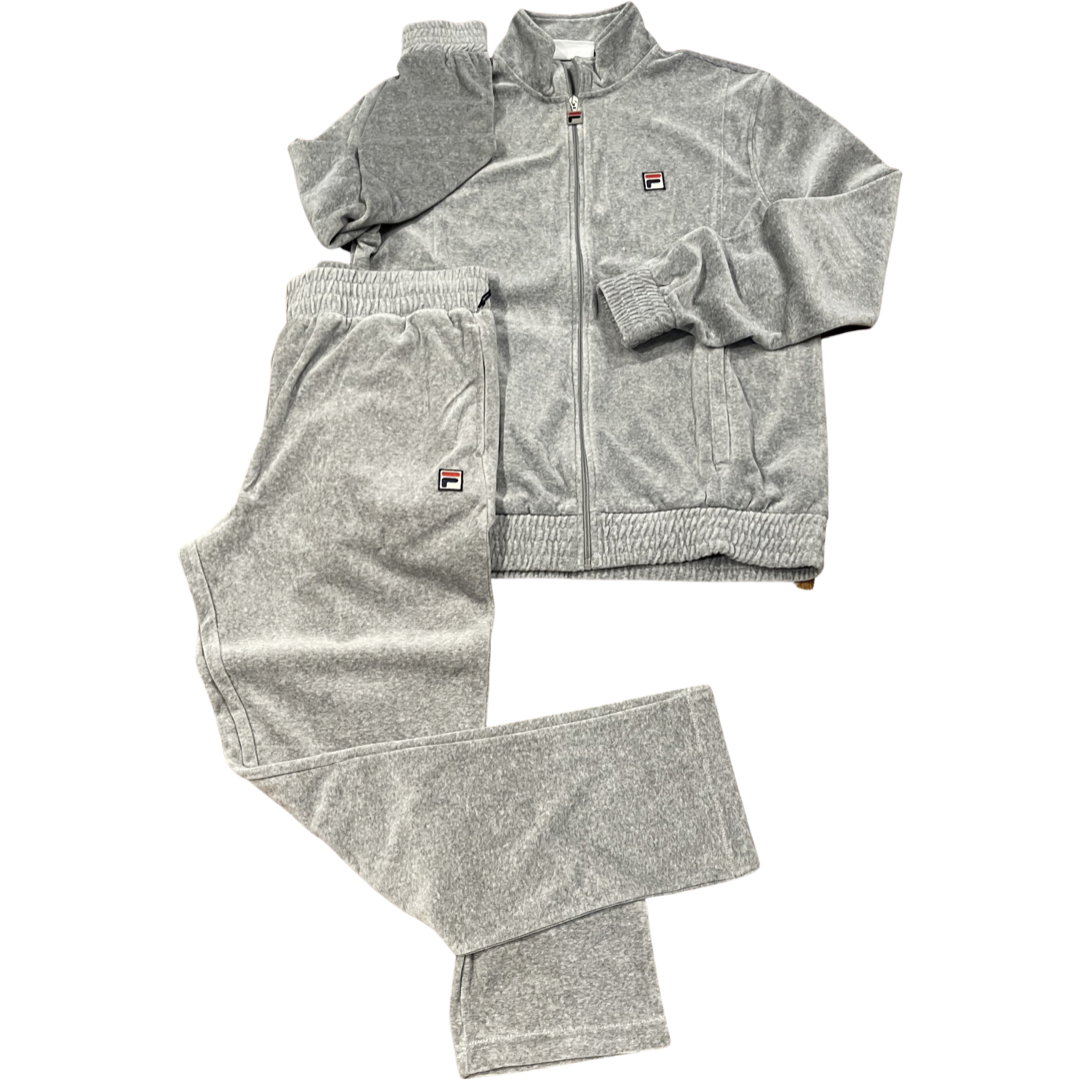 Velour top fila suit