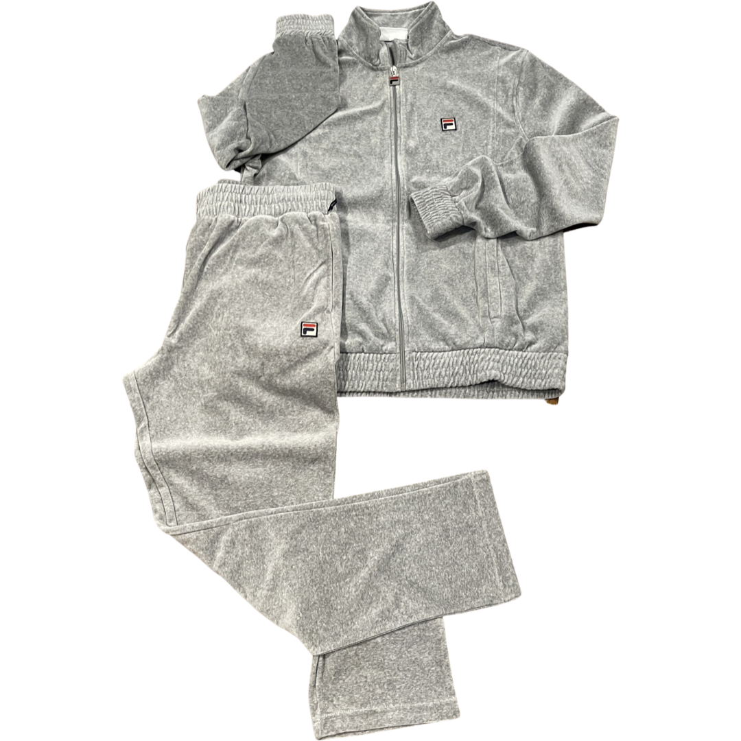 Fila O-FIT VELOUR TRACKSUIT Men's - GREY – Moesports