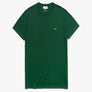 LACOSTE LETTERED BANDS Regular fit CREW NECK T-SHIRT Men’s - GREEN-132