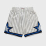MITCHELL & NESS - NBA SWINGMAN ROAD CREAM TEAM -SHORTS - MAGIC - 1993 - MENS - CREAM TEAM/ OFF WHITE /ROYAL