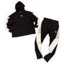 Puma CLSX HOODIE SWEATSUIT Women’s - BLACK GREY WHITE