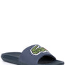 LACOSTE BIG GATOR SLIDES MENS -NAVY BLUE
