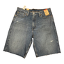 Levis Strauss & Co 469 LOOSE JEANS SHORTS Men’s -Blue cut
