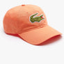 LACOSTE BIG GATOR CAP- ORANGE-NPB