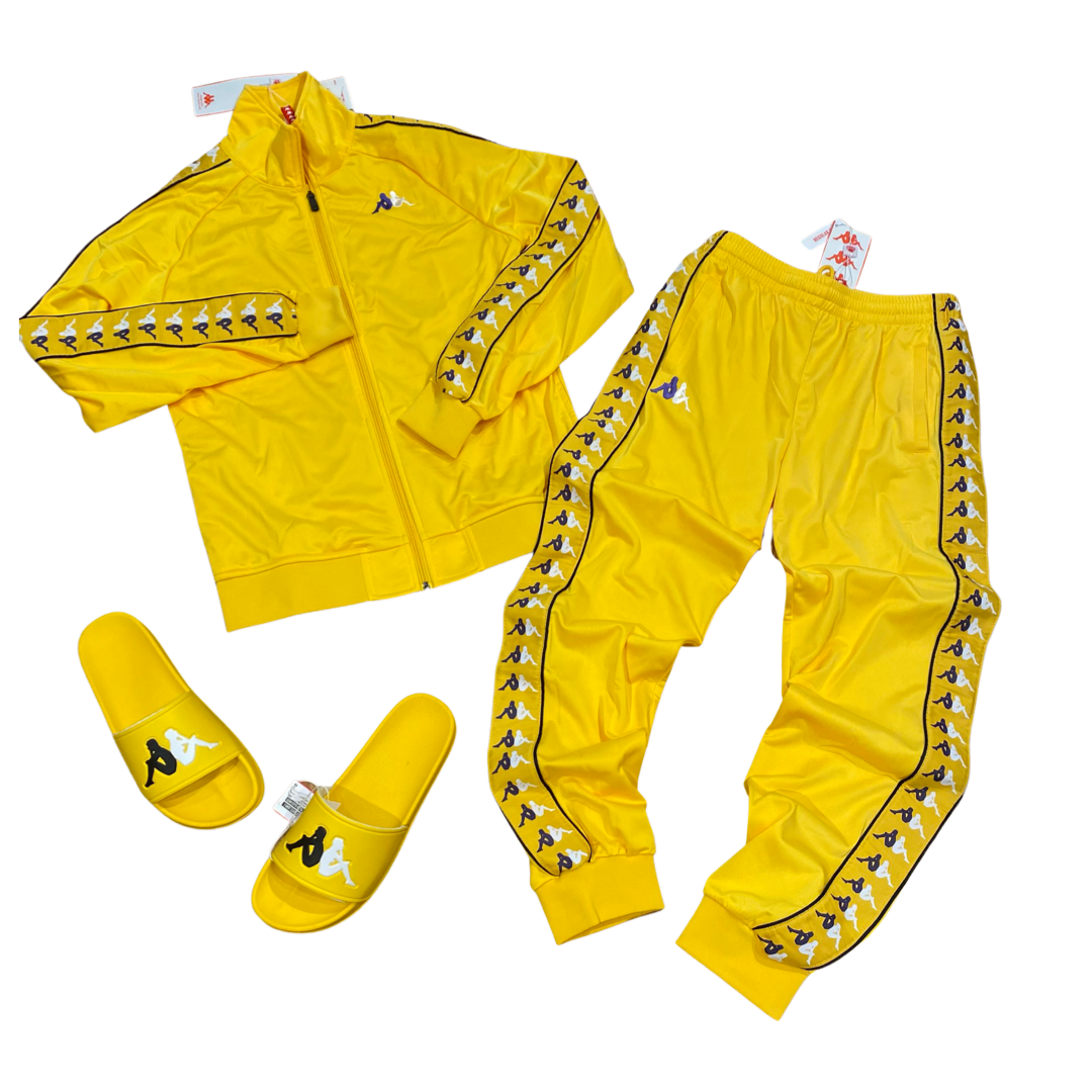 Kappa velour tracksuit mens hotsell