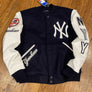 Pro Standard LUXURY ATHLETIC COLLECTION JACKET NEW YORK YANKEES Men’s-NAVY/WHITE