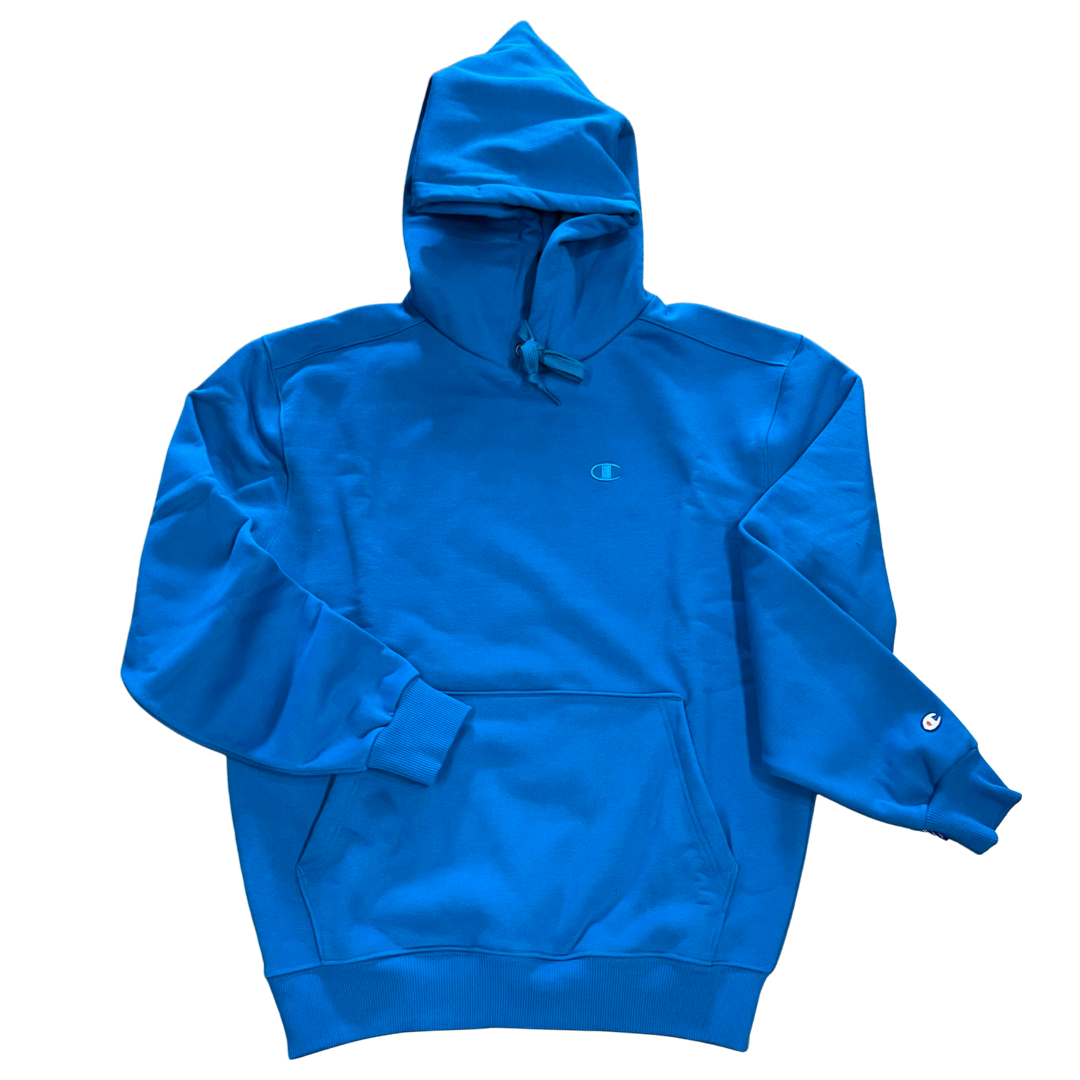 Deep hotline blue champion hoodie on sale