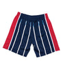 MITCHELL & NESS - NBA SWINGMAN ROAD -SHORTS - ROCKETS 96-97 - MENS - NAVY /RED WHITE
