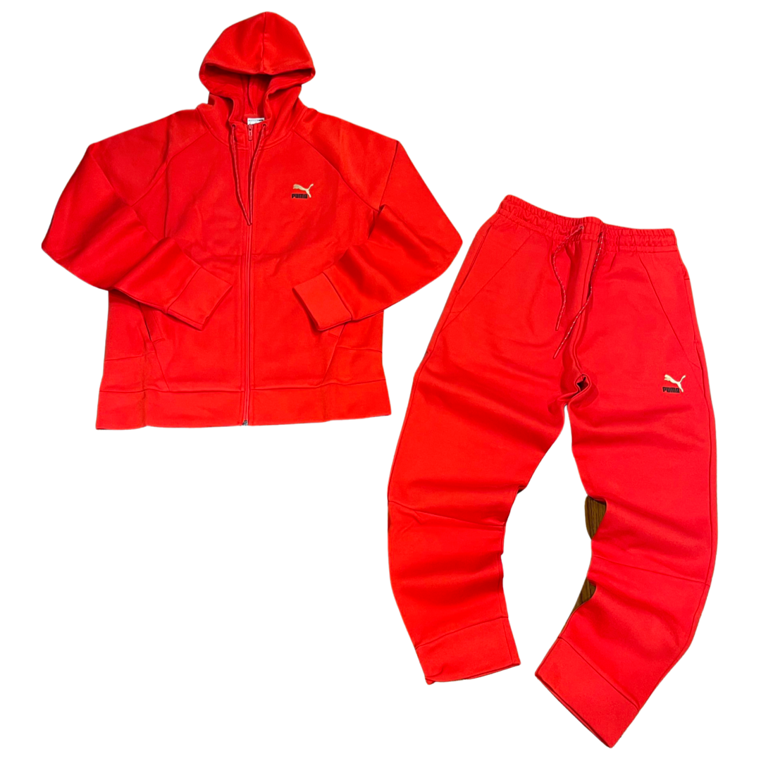Puma SUIT SET - Chándal - high risk red/rojo 