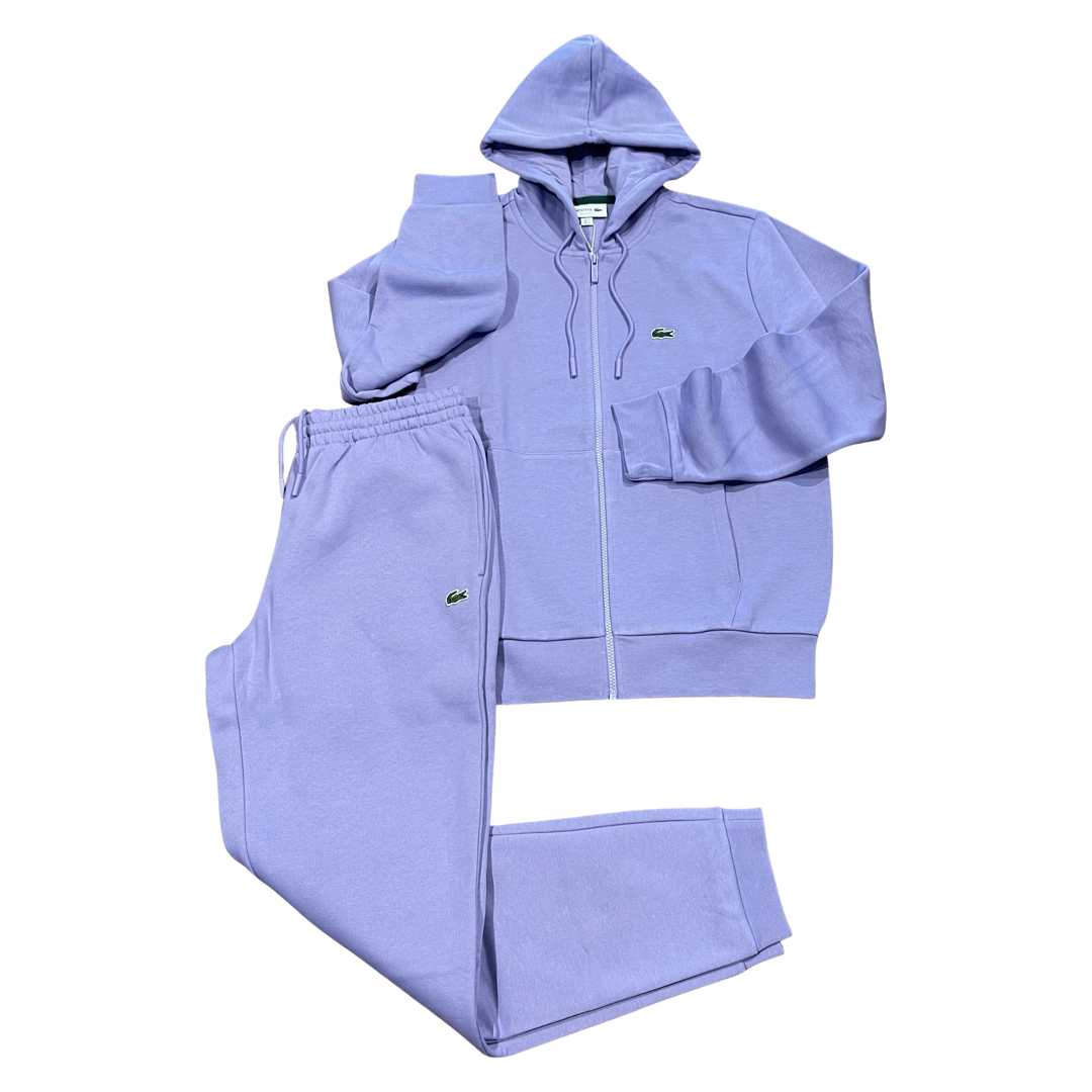 Mens lacoste sweatsuit best sale