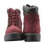 Timberland 6IN F/L FLD BT Junior’s - BURGUNDY