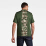G-Star RAW HAWAIIAN SERVICE REGULAR SHIRTS / Men’s -HATTON LINE ART VERT 5L