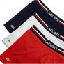 LACOSTE 3 PACK BOXER BRIEF Men’s -RED/GREY NAVY