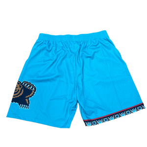 MITCHELL & NESS - NBA SWINGMAN ROAD -SHORTS GRIZZLIES  -96-97 -MENS -  TEAL