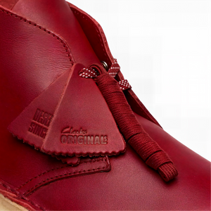 Clark’s DESERT BOOT LEATHER Men’s DARK RED LEATHER